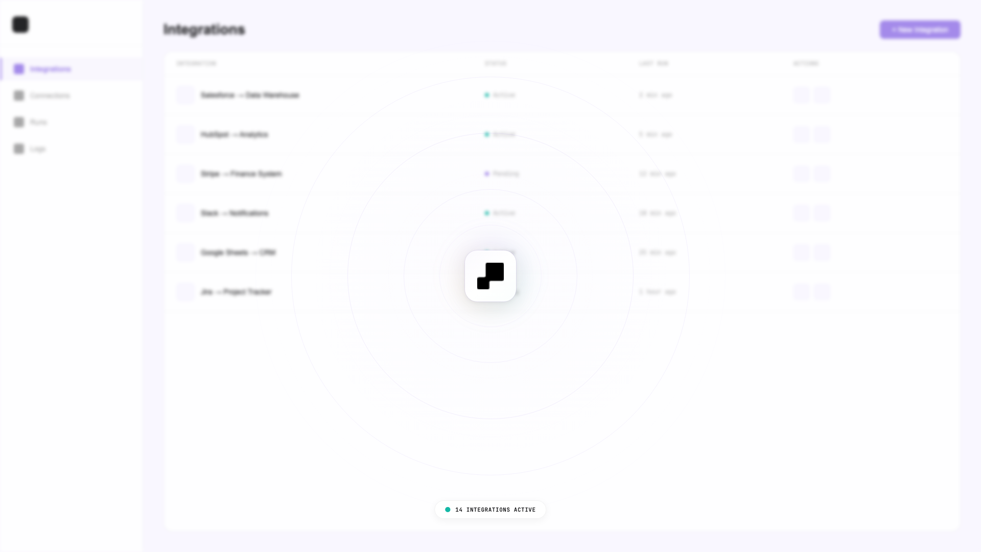 Runstrap integration platform interface preview